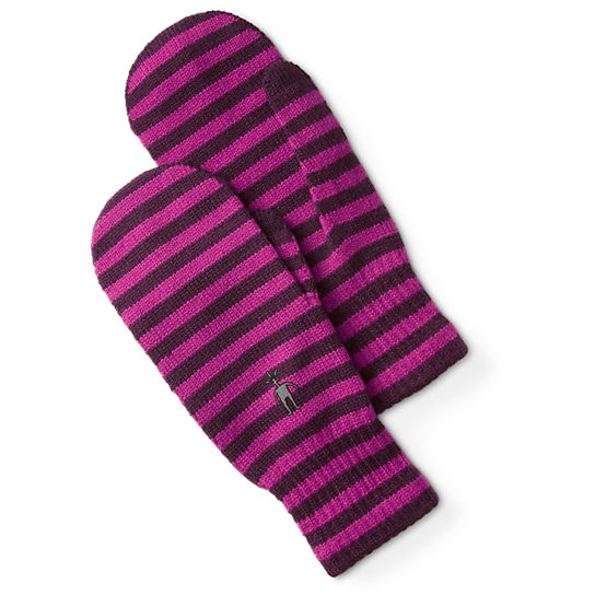 Striped Knit Mitt