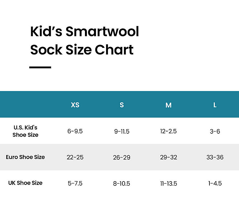 Past Season SmartWool Kids Wintersport Flower Patch Socks 