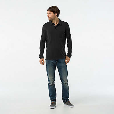 Men's Merino 250 Long Sleeve Polo Shirt 2
