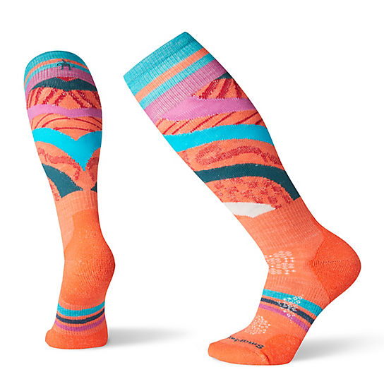 Smartwool Womens Phd Light Elite Pattern Ski Socks