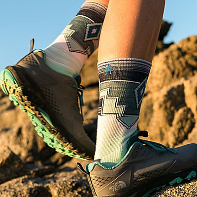 Women's PhD® Outdoor Light Pattern Hiking Crew Socks