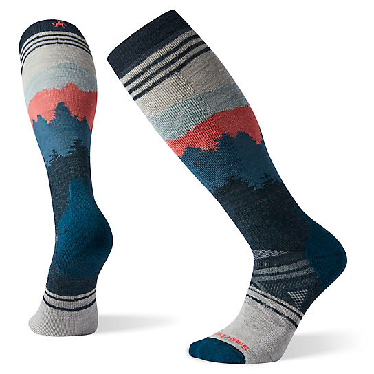Ski Full Cushion Alpenglow Pattern Socks