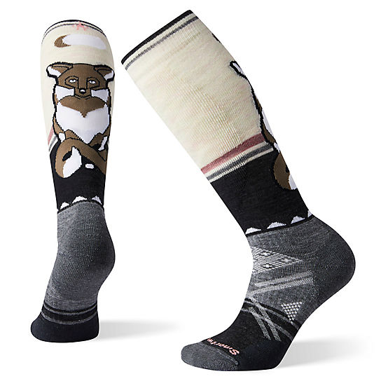 Women's PhD® Ski Medium Fox Pattern Socks