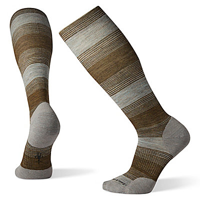 Everyday Compression Varied Stripe Over the Calf Socks