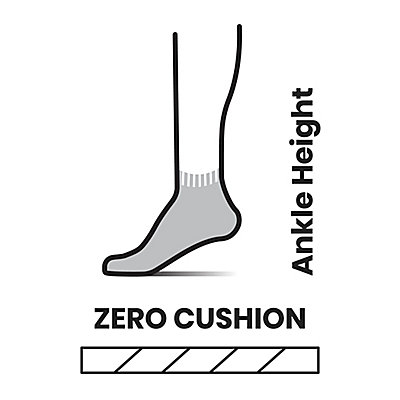 Cycle Zero Cushion Pattern Ankle Socks