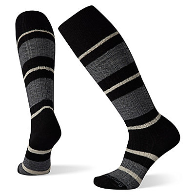 Women's Everyday Striped Cable Knee High Socks 1