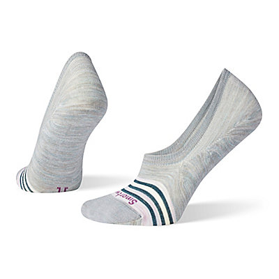 Women's Everyday Striped Zero Cushion No Show Socks 1
