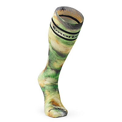 Ski Groovy Tie Dye Print Over The Calf Socks 2