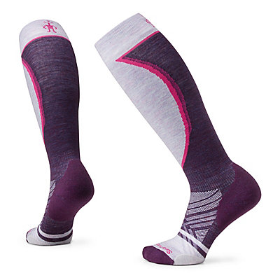 Women's Ski Targeted Cushion Extra Stretch Over The Calf Socks