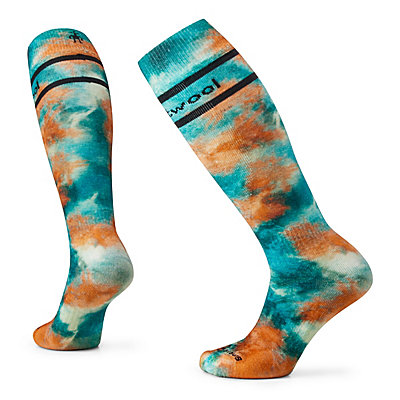 Women's Ski Full Cushion Tie Dye Print Over The Calf Socks| Smartwool®