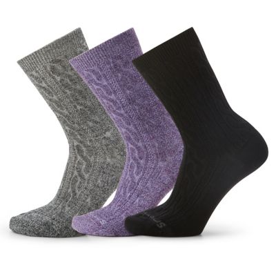 Everyday Cable Crew Sock Trio | Smartwool