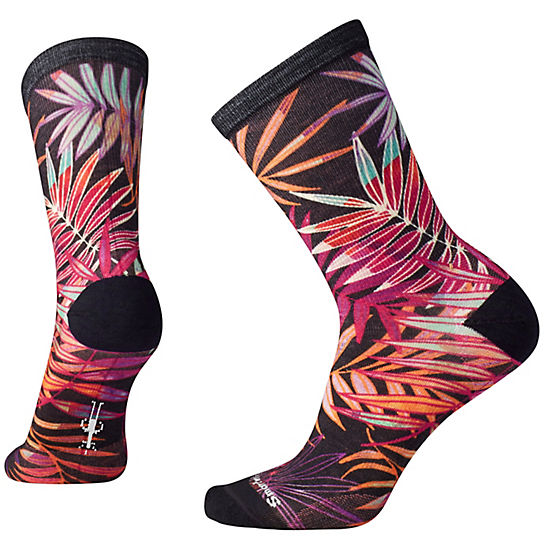 Women's Palm Leaves Curated Crew Socks