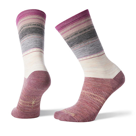 Women's Everyday Stitch Stripe Crew Socks
