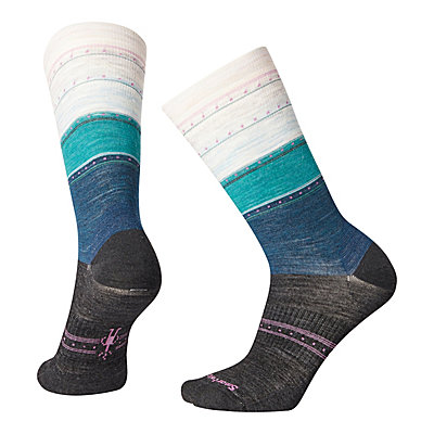 Women's Everyday Stitch Stripe Crew Socks 1