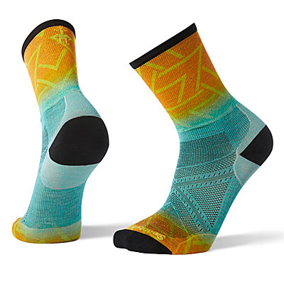 PhD® Run Ultra Light Print Crew Socks