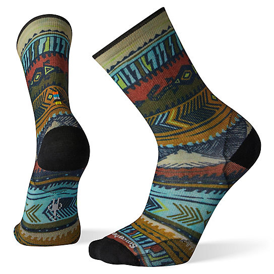 Printed Merino Wool Crew Socks in Desert Print | SmartWool®