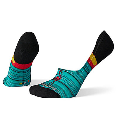 Women's Curated Surfing Flamingo No Show Socks 1