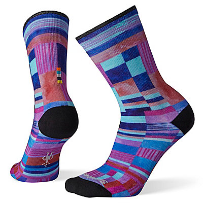 Women's Curated Patchwork Print Crew Socks 1