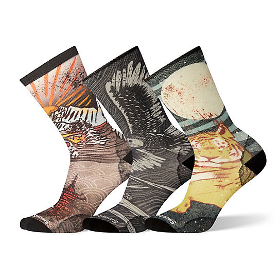 Men's Wild Kingdom Socks  Trio Gift Box