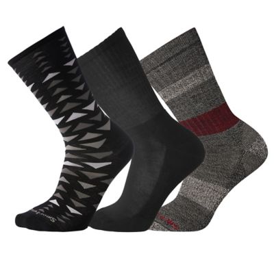 Men's Charcoal Socks Trio Gift Box | Smartwool