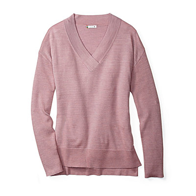 Women's Akamina Color Block V-Neck Sweater 1