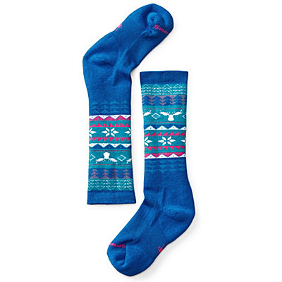 Girls' Wintersport Fairisle Moose Socks 1
