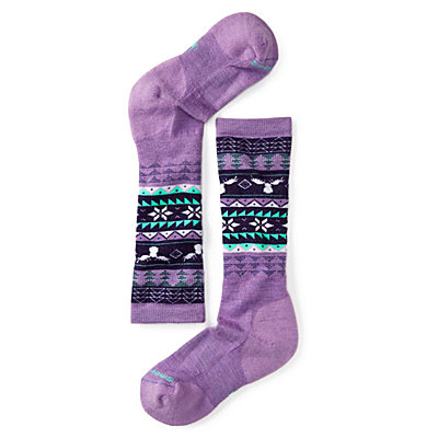 Girls' Wintersport Fairisle Moose Socks 1
