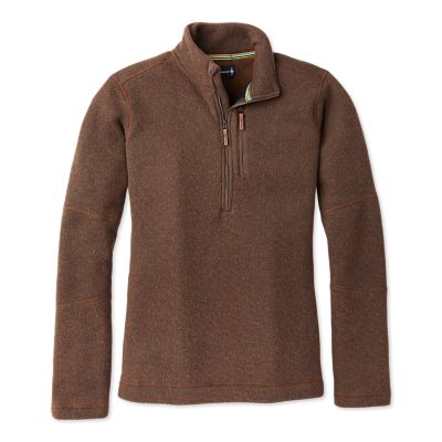 Men's Hudson Trail Wool-Blend Fleece Half Zip Sweater | Smartwool