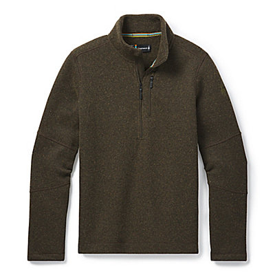 Men's Hudson Trail Wool-Blend Fleece Half Zip Sweater | Smartwool