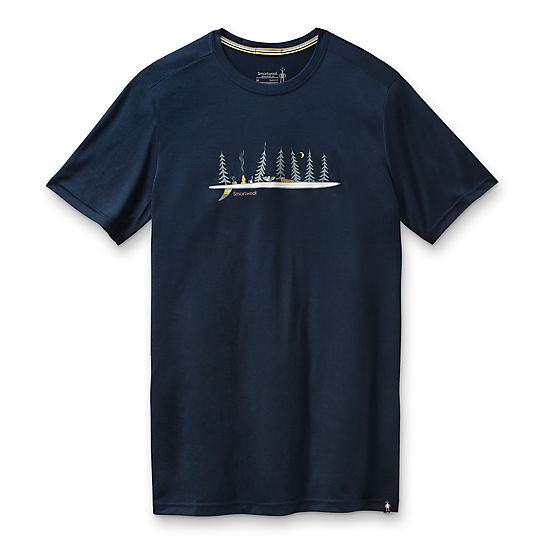 Men's Merino Sport 150 Camping With Friends Graphic Tee