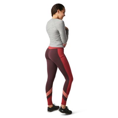 Women's Fleece Tights - Merino Sport Colorblock | Smartwool®