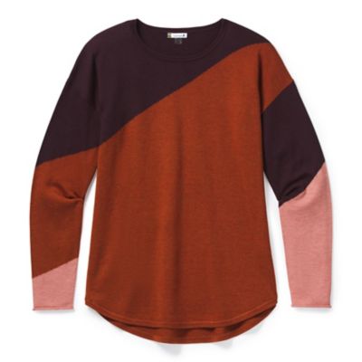 Women's Wool Sweater - Shadow Pine Colorblock | Smartwool®