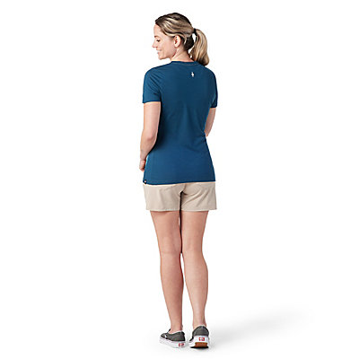 Women's Merino Sport Crankset Short Sleeve Graphic Tee Slim Fit 3