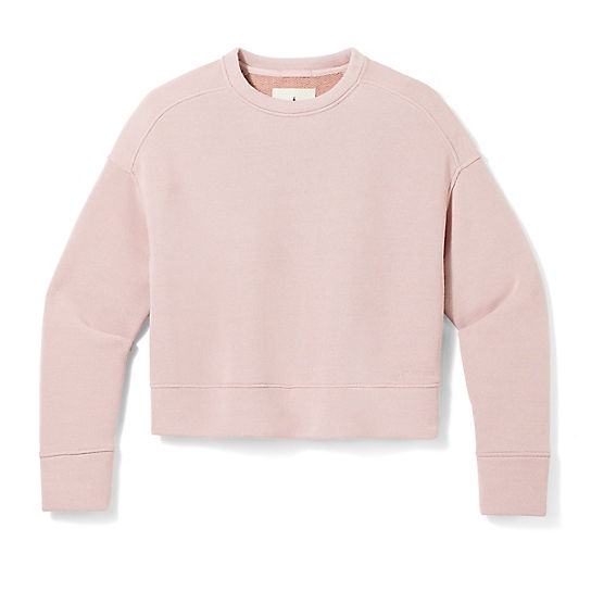 Women's Recycled Terry Cropped Crew Sweatshirt