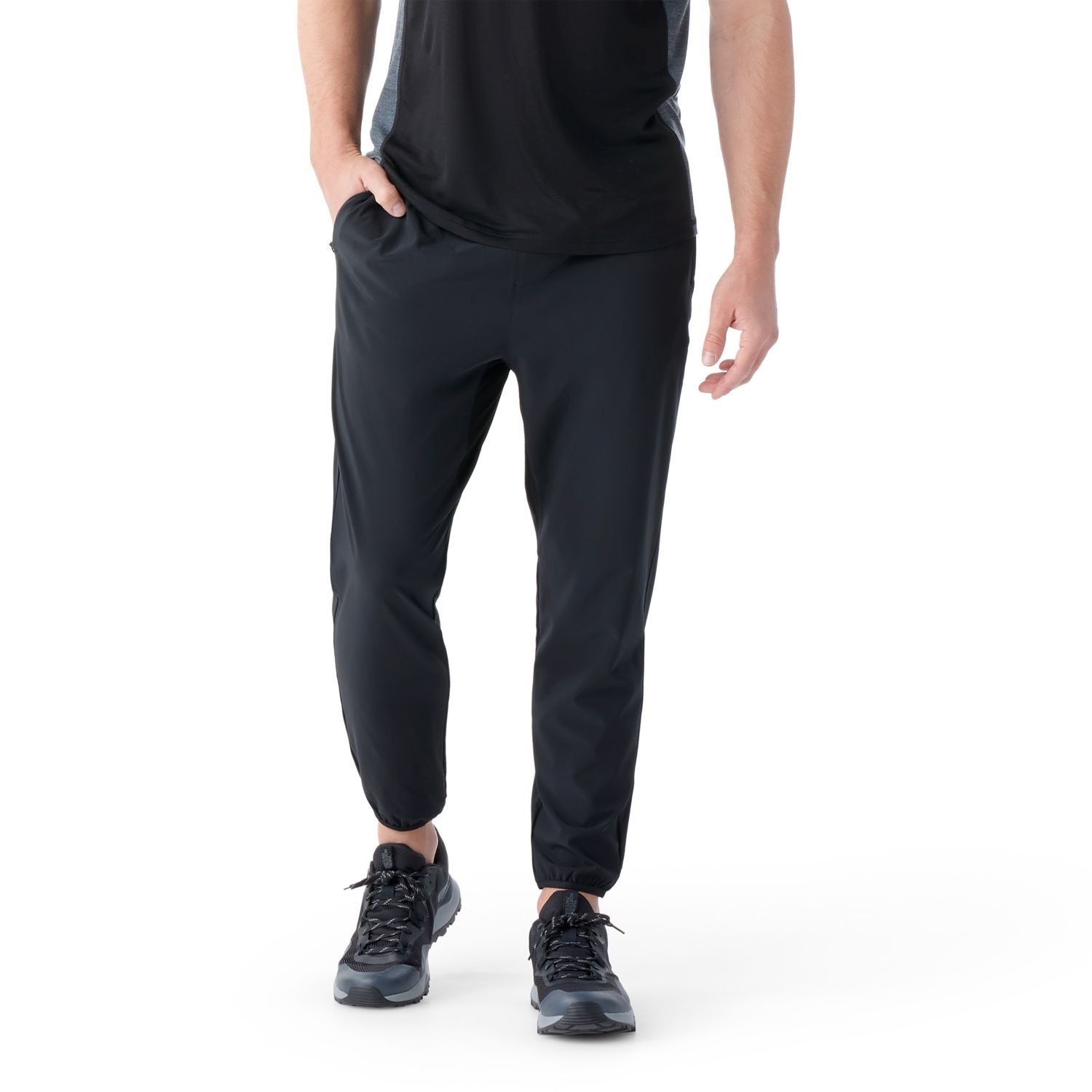 Stay active in our Black Men's Active Tech Pant. It's washable and perfect for all your adventures.