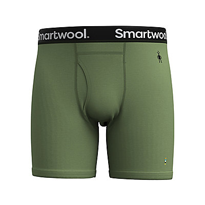 MERIWOOL Merino Wool Men's Boxer Brief Underwear - Forest Green 