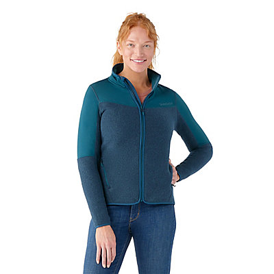 Smartwool Women's Hudson Trail Merino Wool Fleece Full Zip Pullover  (Regular Fit), Light Jade, X-Small at  Women's Coats Shop