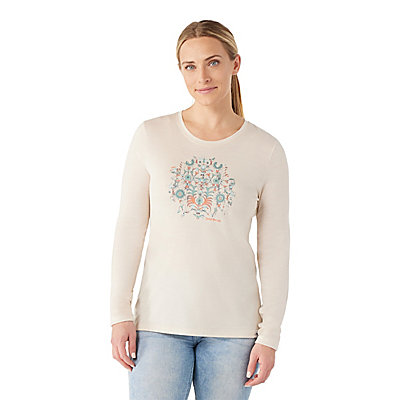 Women's Floral Tundra Graphic Long Sleeve Tee 1