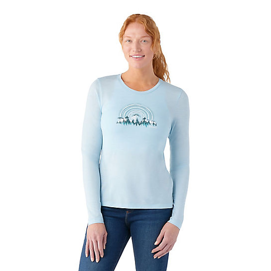 Women's Never Summer Mountains Graphic Long Sleeve Tee