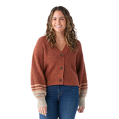 Women's Cozy Lodge Cropped Cardigan Sweater 1