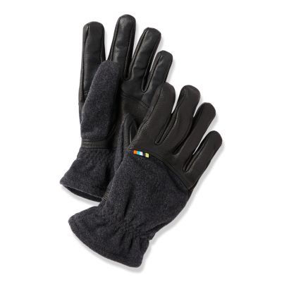 Smartwool Stagecoach Gloves with Merino & Leather Palm and Fingers