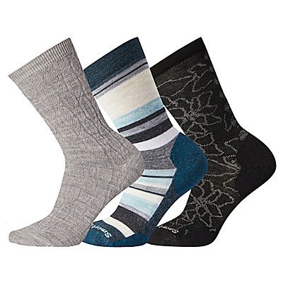Women's Texture Socks Trio Gift Box