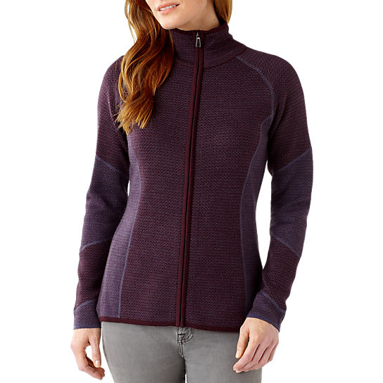 Smartwool® Women's Alamosa Double Knit Full Zip Sweater | Merino Wool