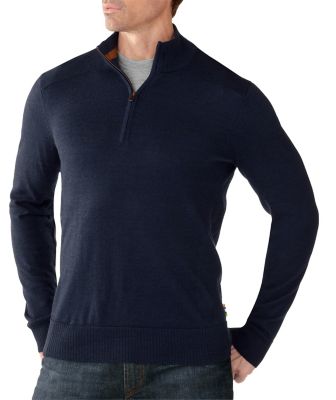 SmartWool Men's Kiva Ridge Half Zip Sweater - Deep Navy Heather